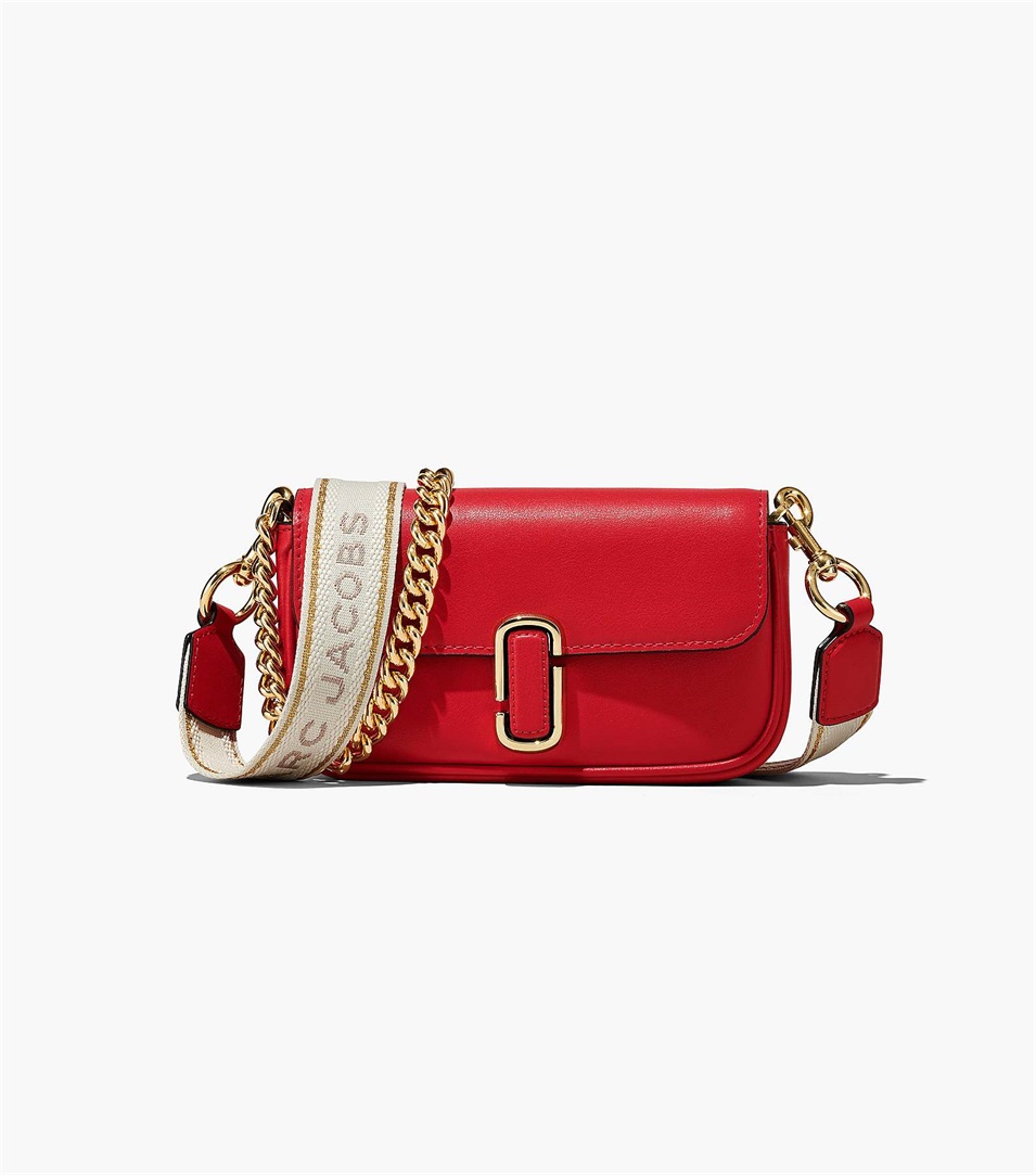 Bolsa De Hombro Marc Jacobs The J Marc Mini Mujer Rojas | Peru-30942