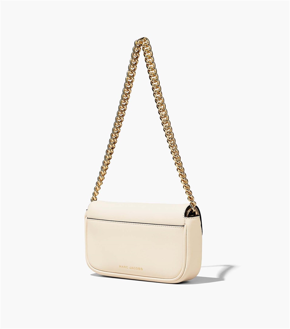 Bolsa De Hombro Marc Jacobs The J Marc Mini Mujer Blancas | Peru-31807