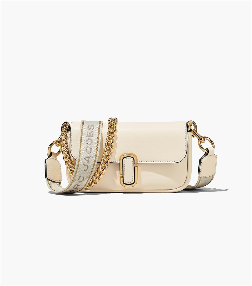 Bolsa De Hombro Marc Jacobs The J Marc Mini Mujer Blancas | Peru-31807