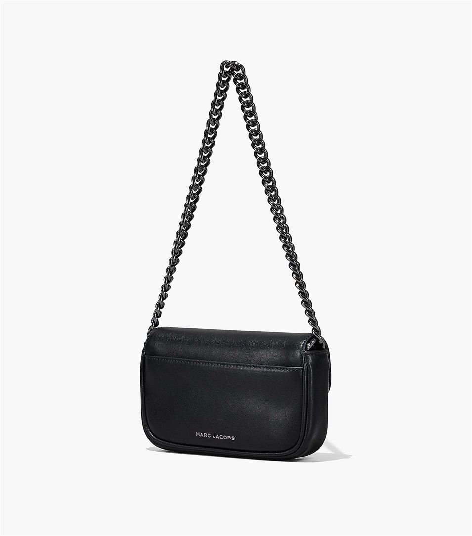 Bolsa De Hombro Marc Jacobs The J Marc Mini Mujer Negras | Peru-58071