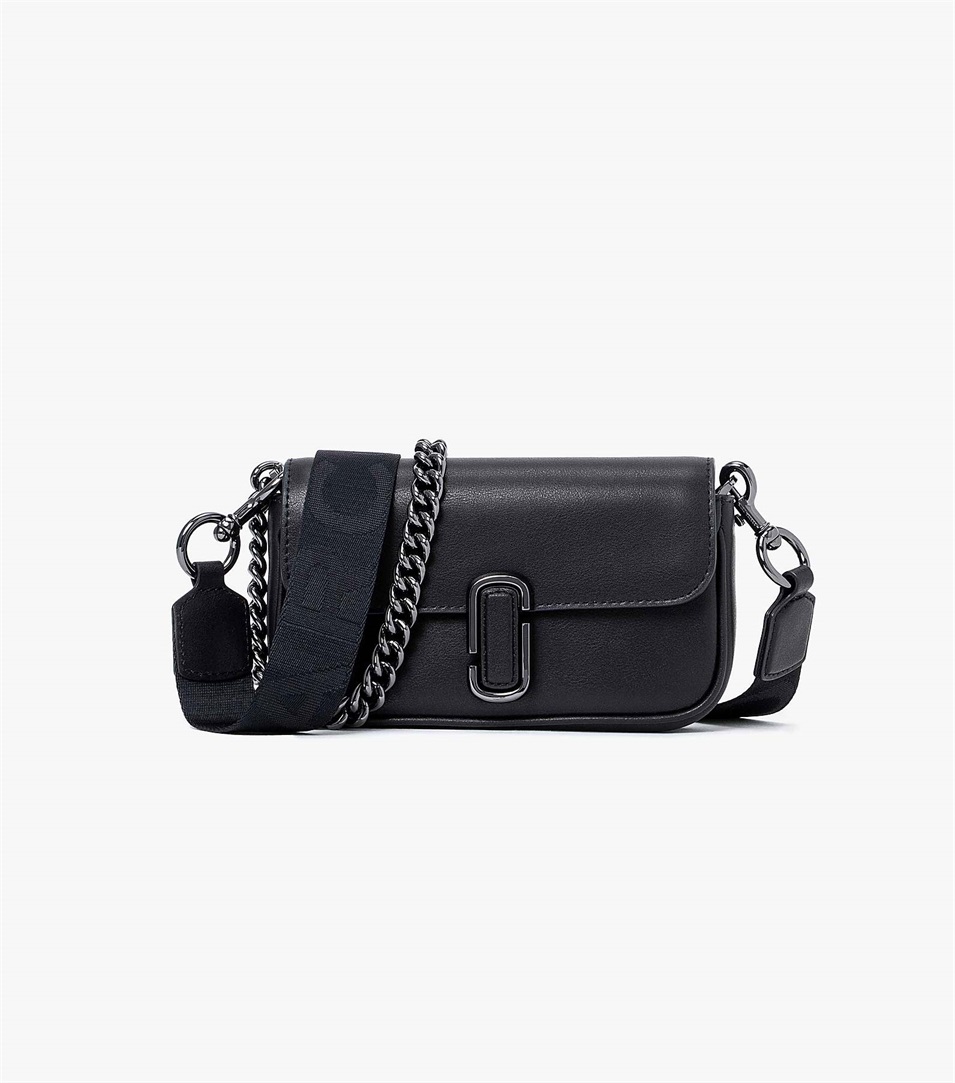 Bolsa De Hombro Marc Jacobs The J Marc Mini Mujer Negras | Peru-58071