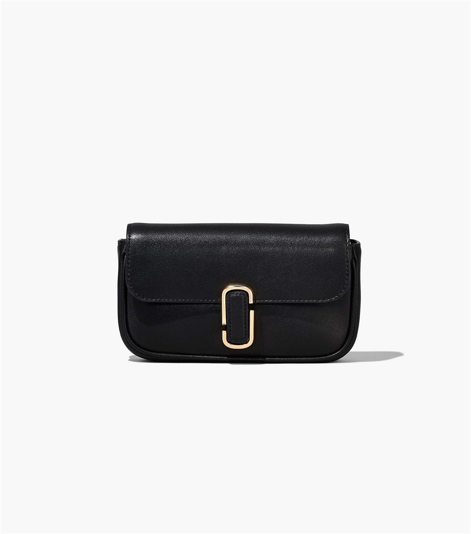 Bolsa De Hombro Marc Jacobs The J Marc Mini Mujer Negras | Peru-67291