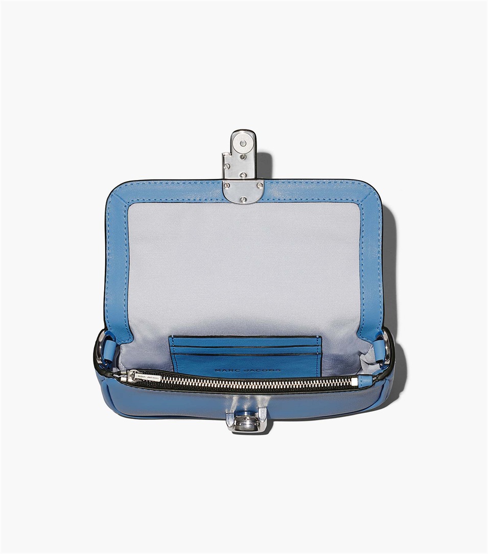 Bolsa De Hombro Marc Jacobs The J Marc Mini Mujer Azules | Peru-94310