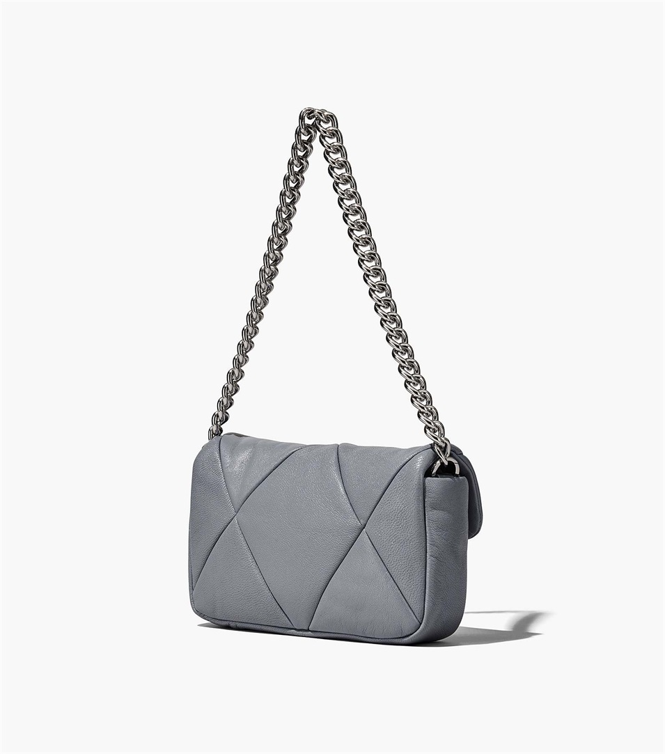 Bolsa De Hombro Marc Jacobs The Puffy Diamond Quilted J Marc Mujer Gris | Peru-24508