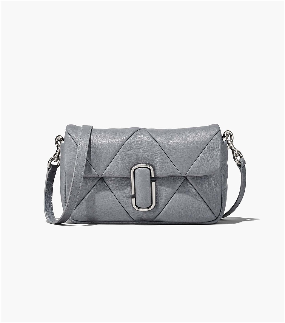 Bolsa De Hombro Marc Jacobs The Puffy Diamond Quilted J Marc Mujer Gris | Peru-24508