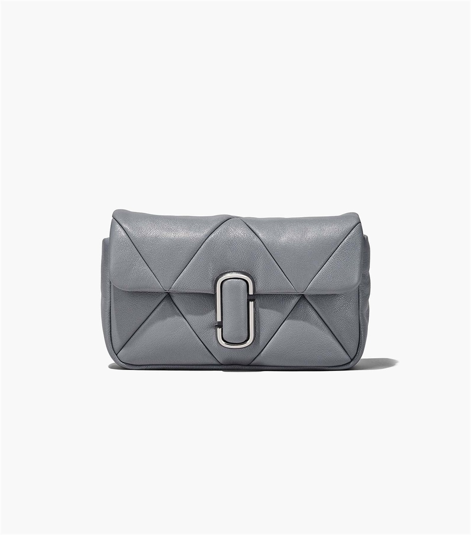 Bolsa De Hombro Marc Jacobs The Puffy Diamond Quilted J Marc Mujer Gris | Peru-24508