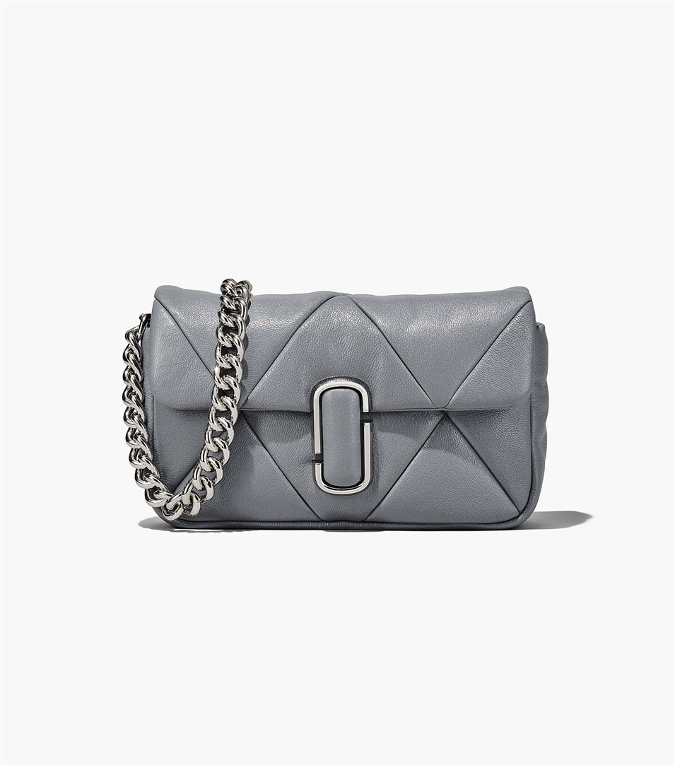 Bolsa De Hombro Marc Jacobs The Puffy Diamond Quilted J Marc Mujer Gris | Peru-24508