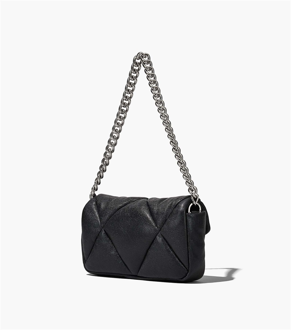 Bolsa De Hombro Marc Jacobs The Puffy Diamond Quilted J Marc Mujer Negras | Peru-51734