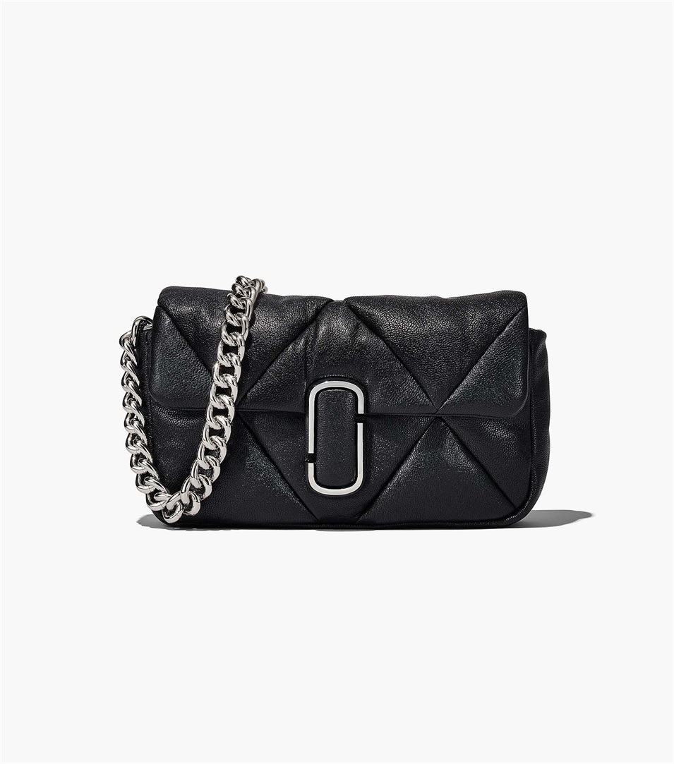 Bolsa De Hombro Marc Jacobs The Puffy Diamond Quilted J Marc Mujer Negras | Peru-51734