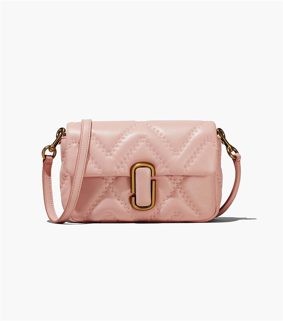 Bolsa De Hombro Marc Jacobs The Quilted Leather J Marc Mujer Rosas | Peru-14320