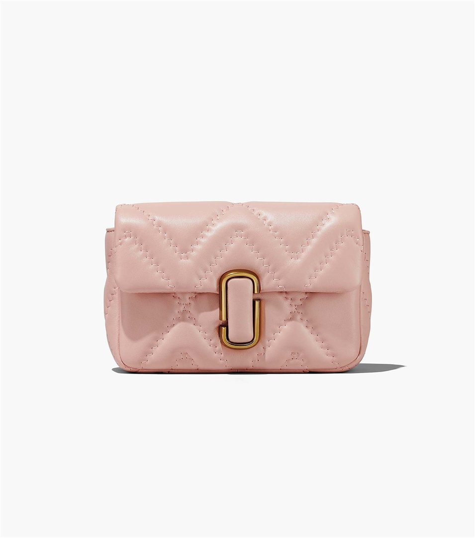 Bolsa De Hombro Marc Jacobs The Quilted Leather J Marc Mujer Rosas | Peru-14320