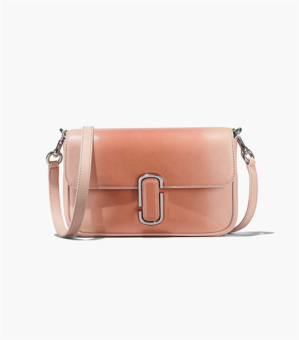 Bolsa De Hombro Marc Jacobs The Shadow Patent Leather J Marc Mujer Rosas | Peru-28597