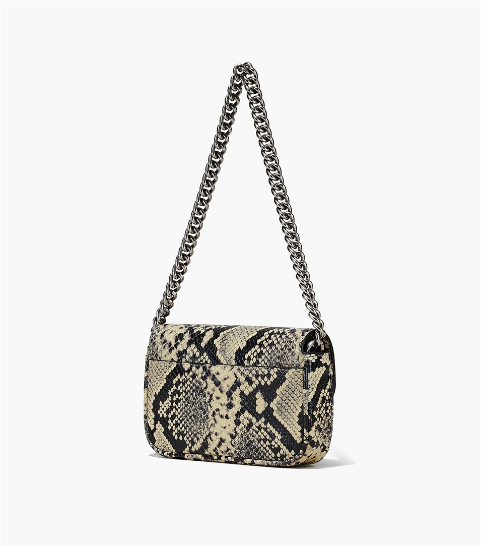 Bolsa De Hombro Marc Jacobs The Snake-Embossed J Marc Mini Mujer Gris Multicolor | Peru-35418