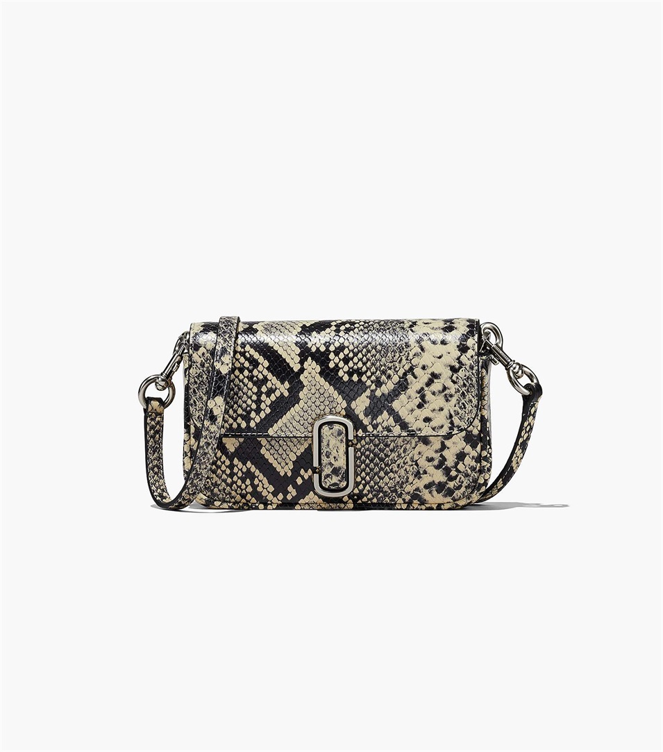 Bolsa De Hombro Marc Jacobs The Snake-Embossed J Marc Mini Mujer Gris Multicolor | Peru-35418