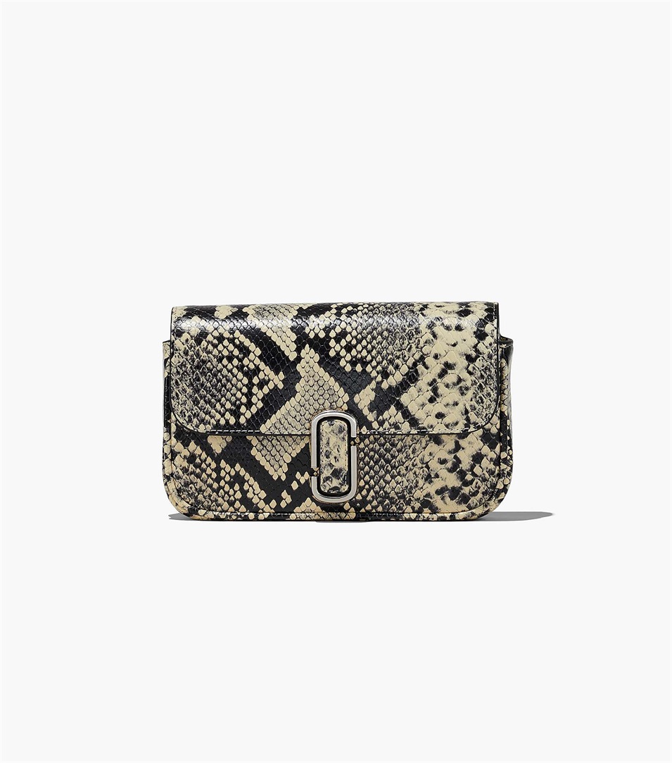 Bolsa De Hombro Marc Jacobs The Snake-Embossed J Marc Mini Mujer Gris Multicolor | Peru-35418