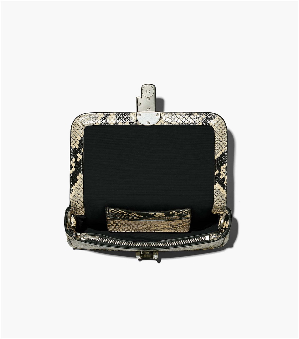 Bolsa De Hombro Marc Jacobs The Snake-Embossed J Marc Mini Mujer Gris Multicolor | Peru-35418