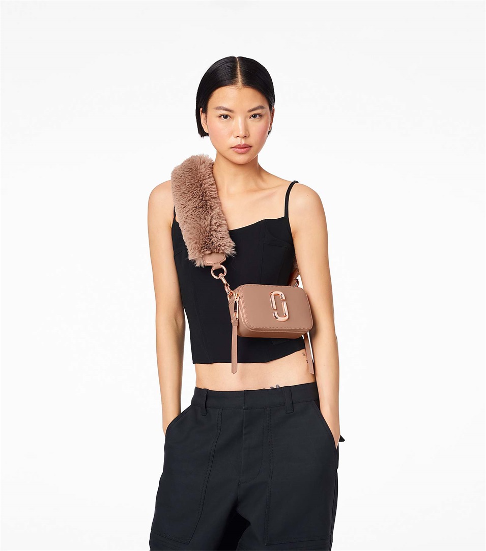 Bolsa Snapshot Marc Jacobs The Faux Fur Mujer Naranjas | Peru-36057