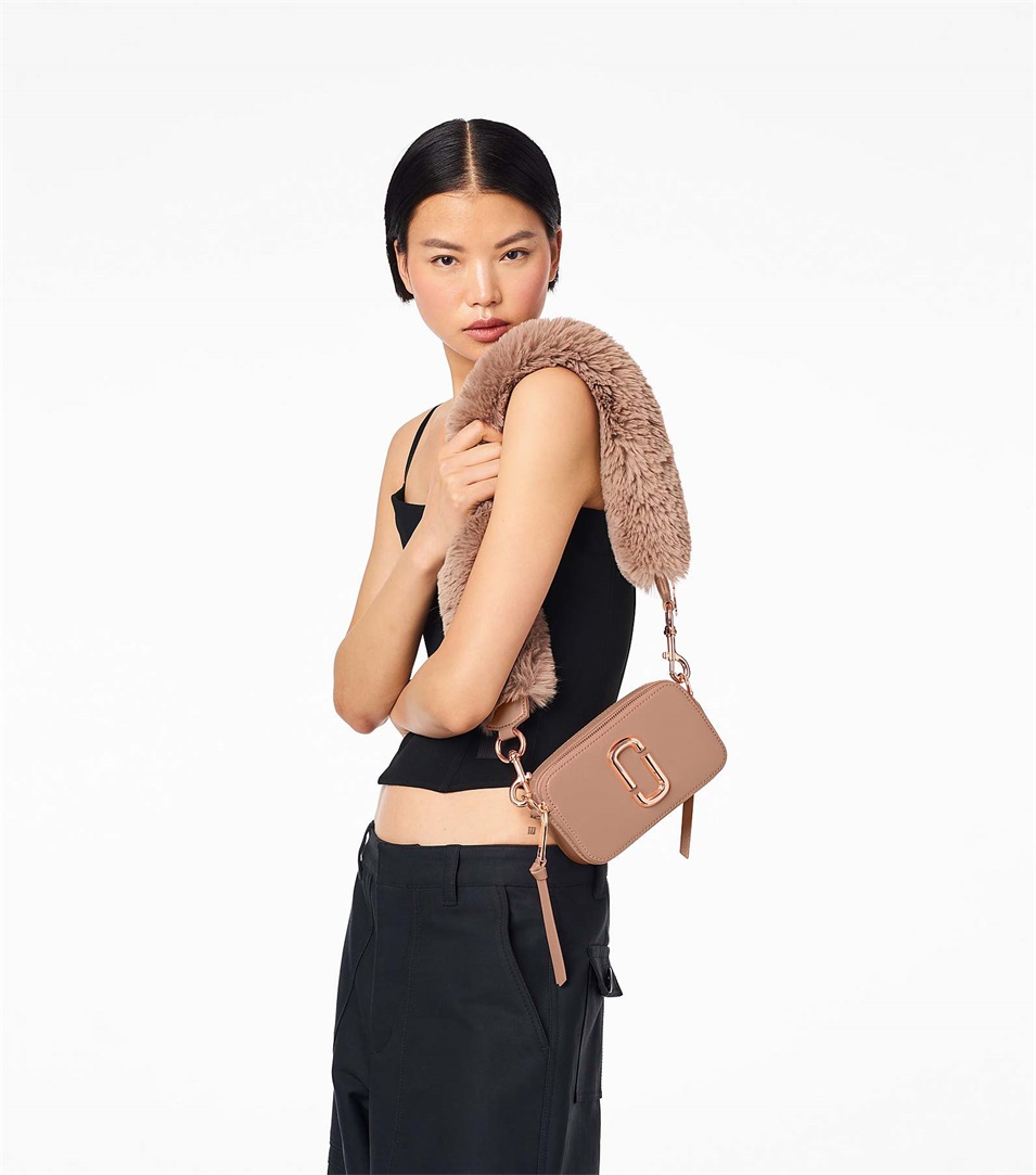 Bolsa Snapshot Marc Jacobs The Faux Fur Mujer Naranjas | Peru-36057