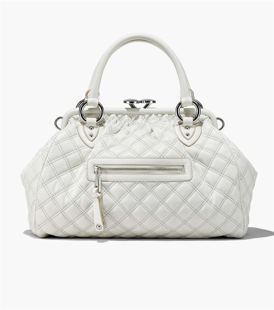 Bolsas Marc Jacobs Re-Edition Quilted Leather Stam Mujer Blancas | Peru-42613