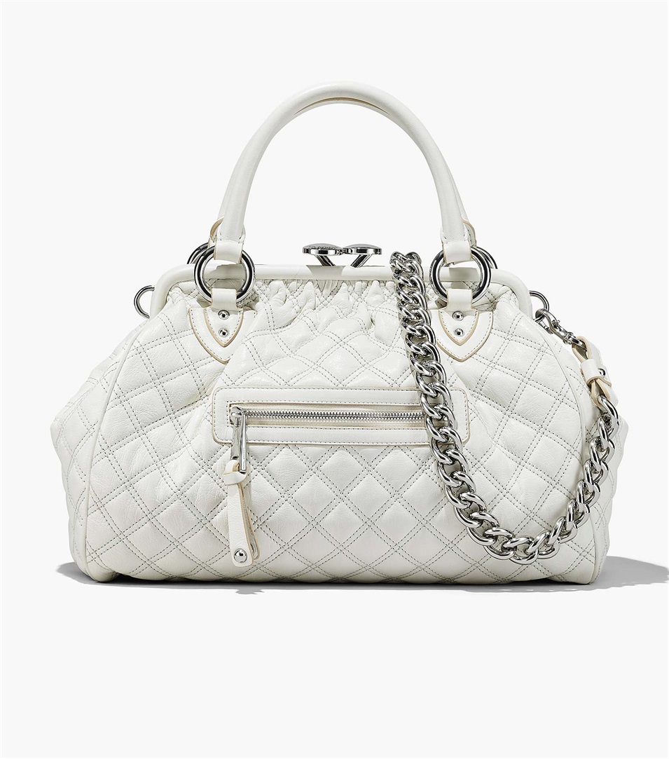 Bolsas Marc Jacobs Re-Edition Quilted Leather Stam Mujer Blancas | Peru-42613