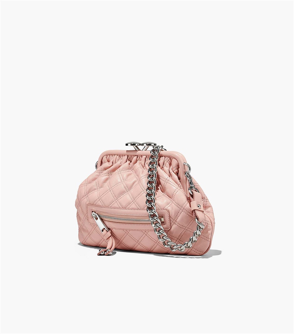 Bolsas Marc Jacobs Re-Edition Quilted Leather Little Stam Mujer Rosas | Peru-45307