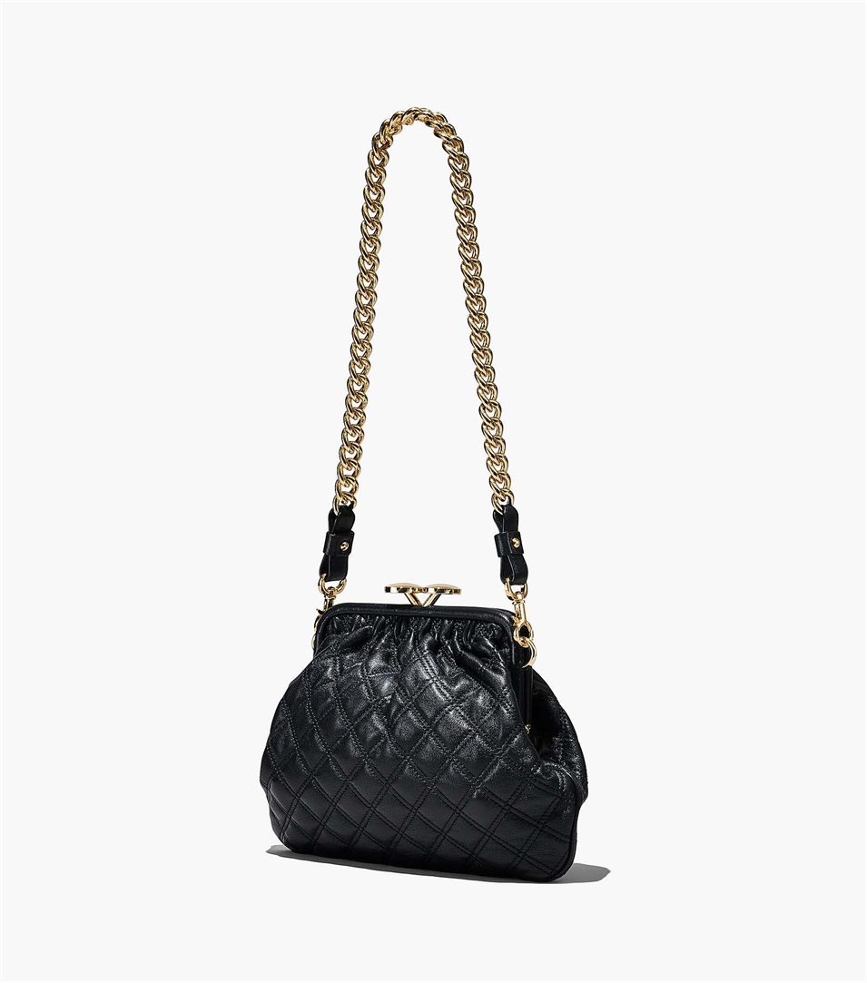 Bolsas Marc Jacobs Re-Edition Quilted Leather Little Stam Mujer Negras | Peru-60429