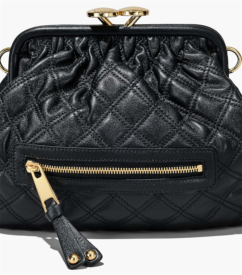 Bolsas Marc Jacobs Re-Edition Quilted Leather Little Stam Mujer Negras | Peru-60429