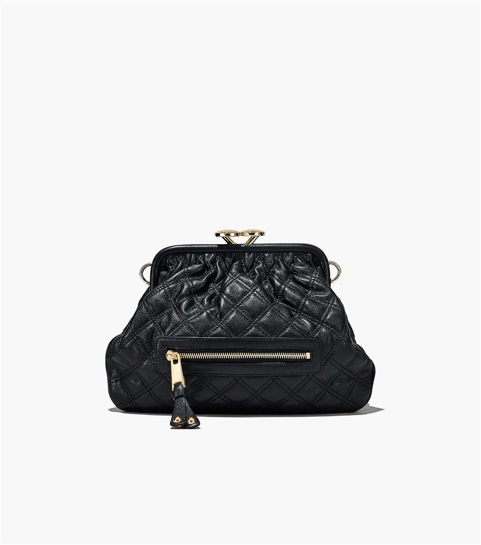 Bolsas Marc Jacobs Re-Edition Quilted Leather Little Stam Mujer Negras | Peru-60429