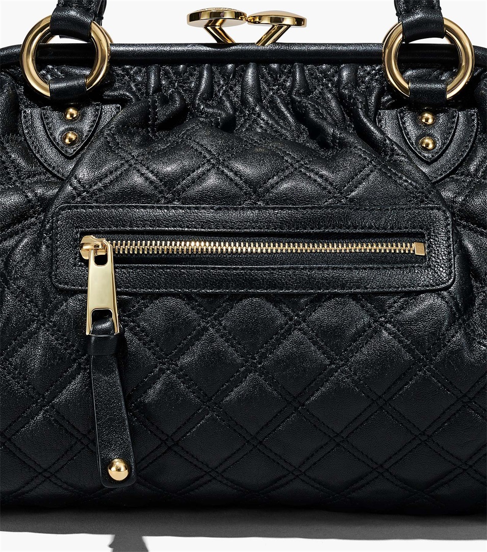 Bolsas Marc Jacobs Re-Edition Quilted Leather Stam Mujer Negras | Peru-67913