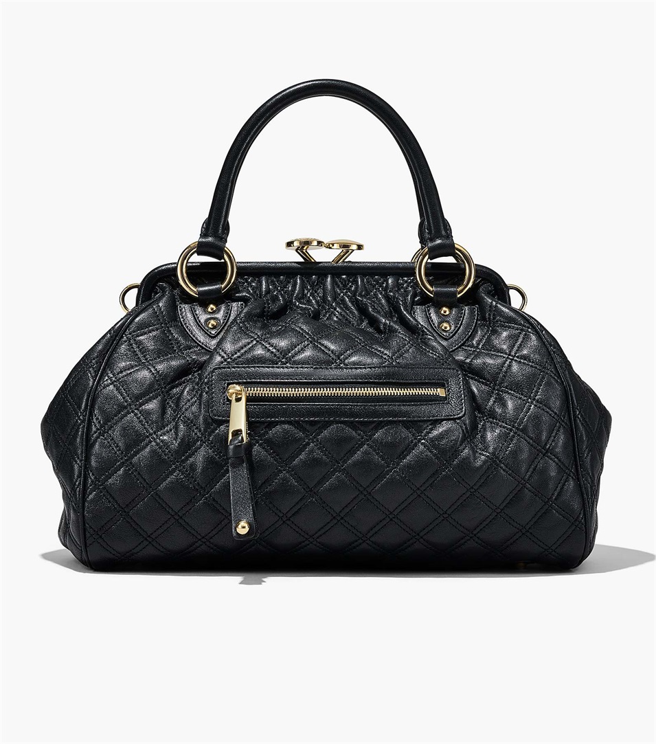 Bolsas Marc Jacobs Re-Edition Quilted Leather Stam Mujer Negras | Peru-67913