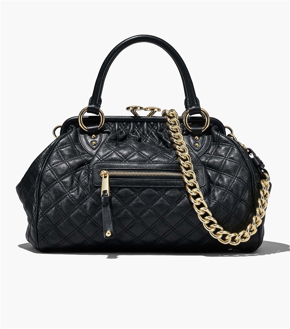 Bolsas Marc Jacobs Re-Edition Quilted Leather Stam Mujer Negras | Peru-67913