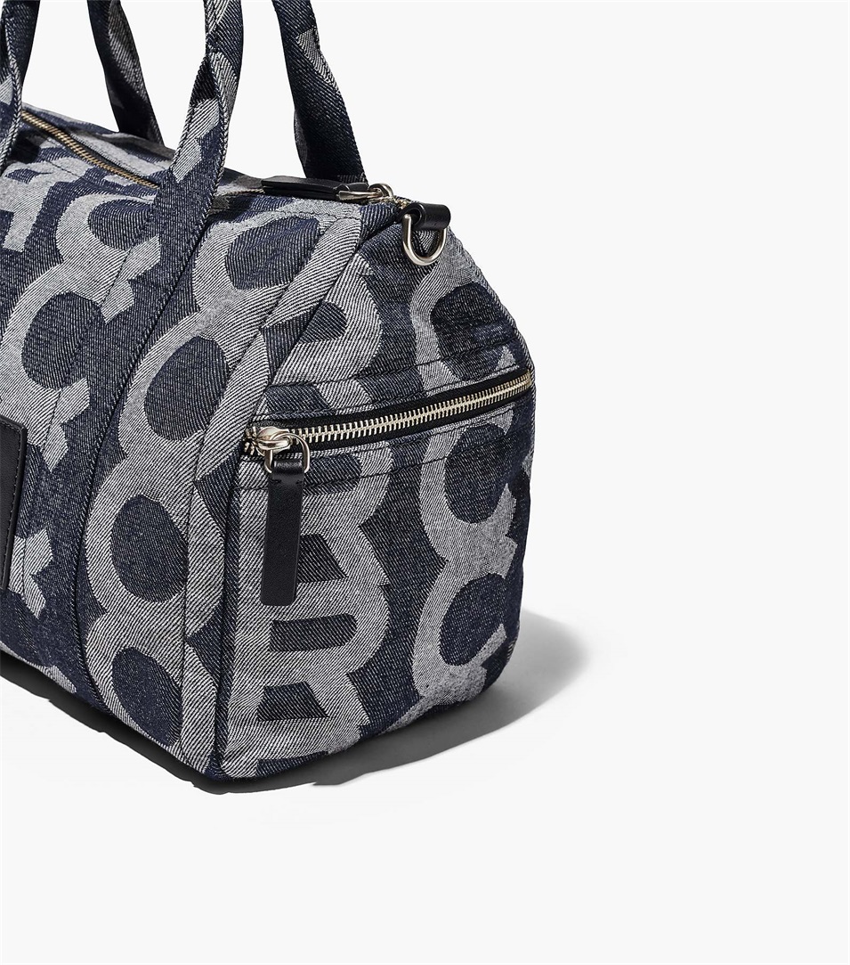 Bolsas Marc Jacobs The Monogram Denim Duffle Mujer Azules | Peru-10397