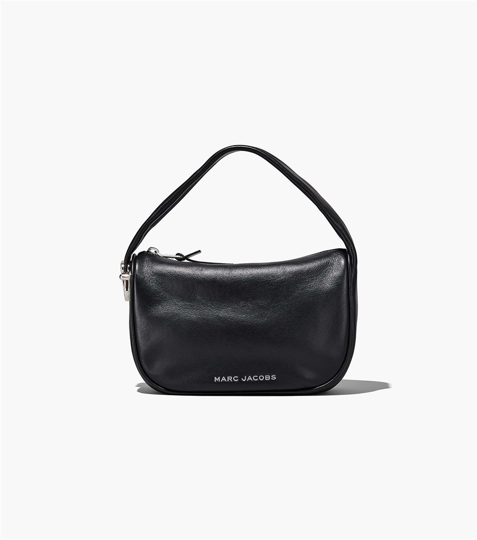 Bolsas Marc Jacobs The Pushlock Mini Hobo Mujer Negras | Peru-07589