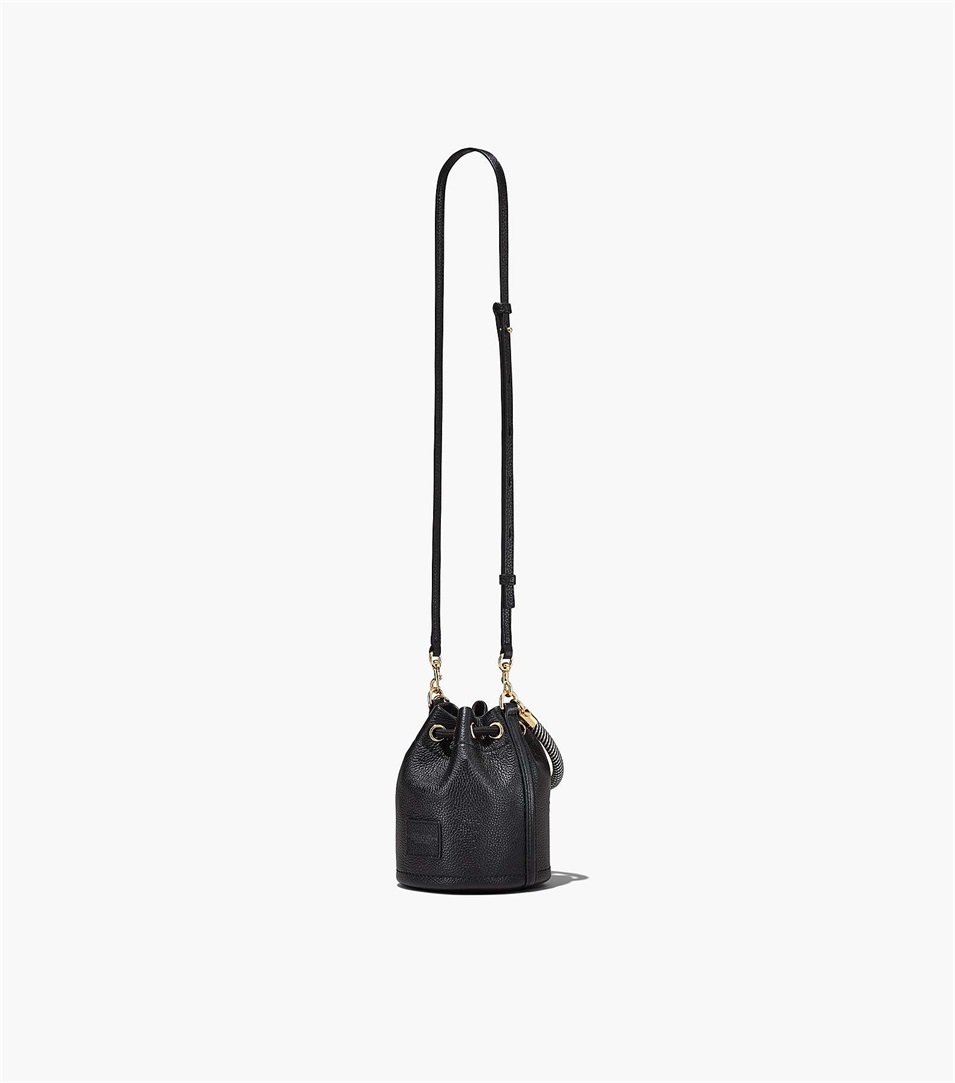 Bolso Saco Marc Jacobs The Leather Micro Mujer Negras | Peru-21307