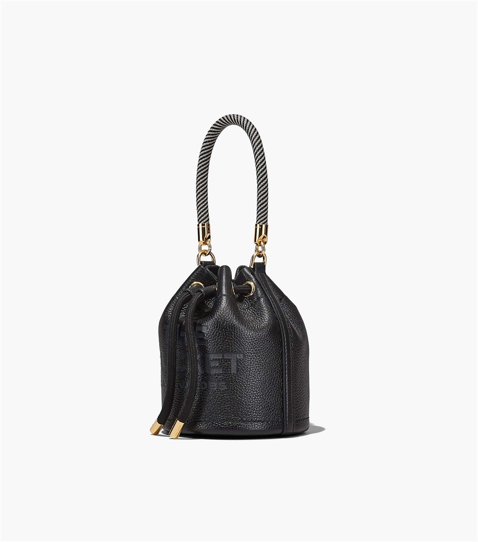 Bolso Saco Marc Jacobs The Leather Micro Mujer Negras | Peru-21307