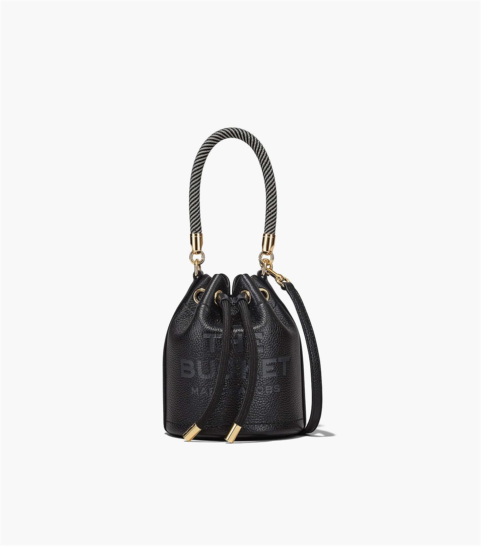 Bolso Saco Marc Jacobs The Leather Micro Mujer Negras | Peru-21307