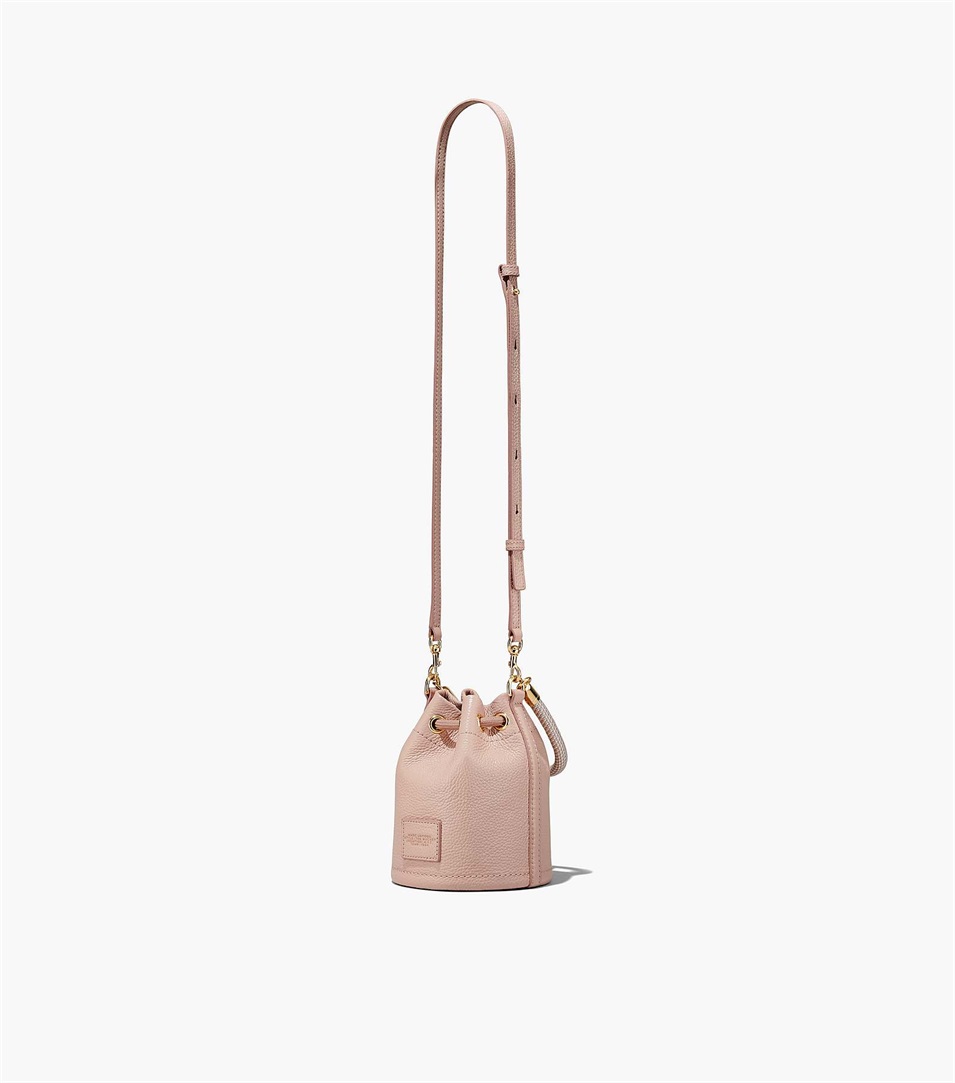 Bolso Saco Marc Jacobs The Leather Micro Mujer Rosas | Peru-37258