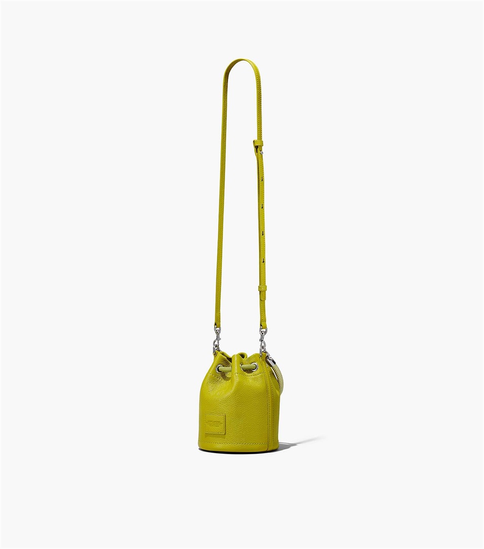 Bolso Saco Marc Jacobs The Leather Micro Mujer Verde | Peru-75861