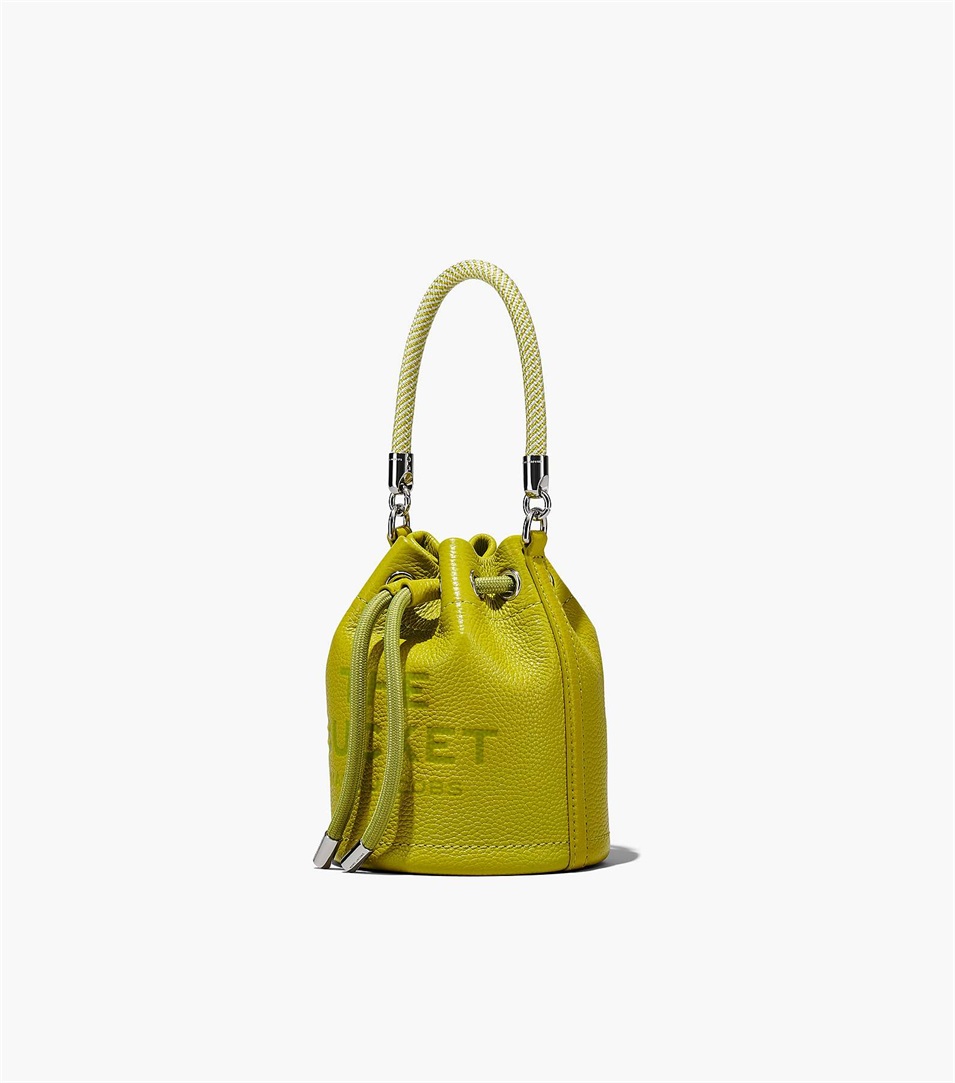 Bolso Saco Marc Jacobs The Leather Micro Mujer Verde | Peru-75861