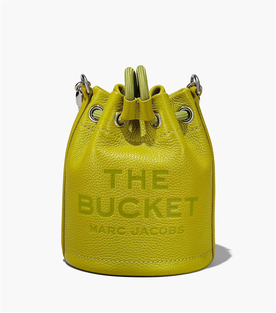 Bolso Saco Marc Jacobs The Leather Micro Mujer Verde | Peru-75861