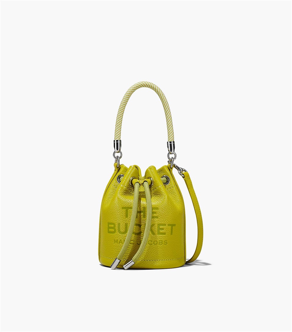 Bolso Saco Marc Jacobs The Leather Micro Mujer Verde | Peru-75861