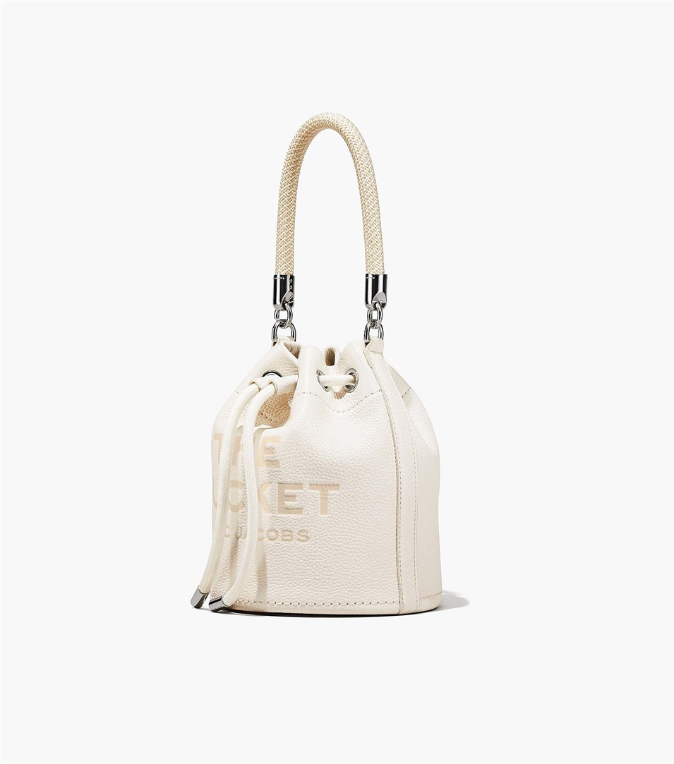 Bolso Saco Marc Jacobs The Leather Mujer Plateadas | Peru-04396