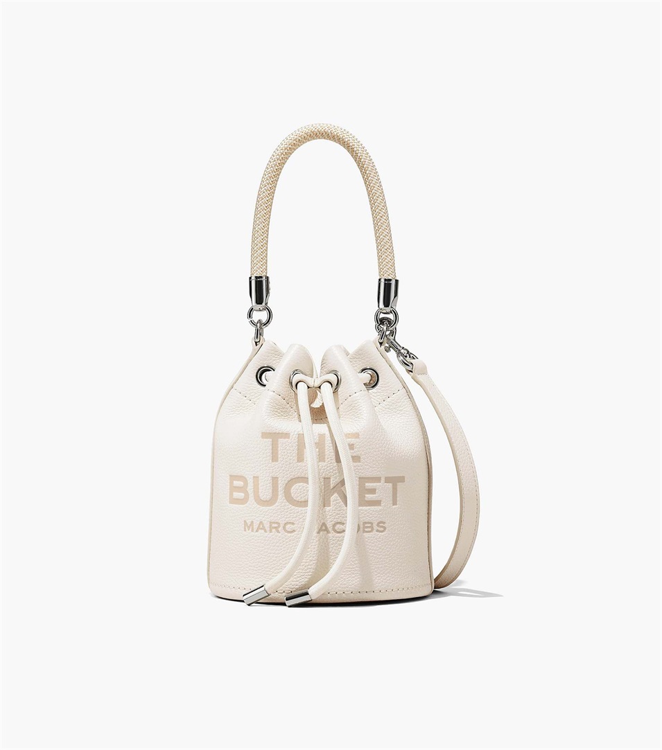 Bolso Saco Marc Jacobs The Leather Mujer Plateadas | Peru-04396