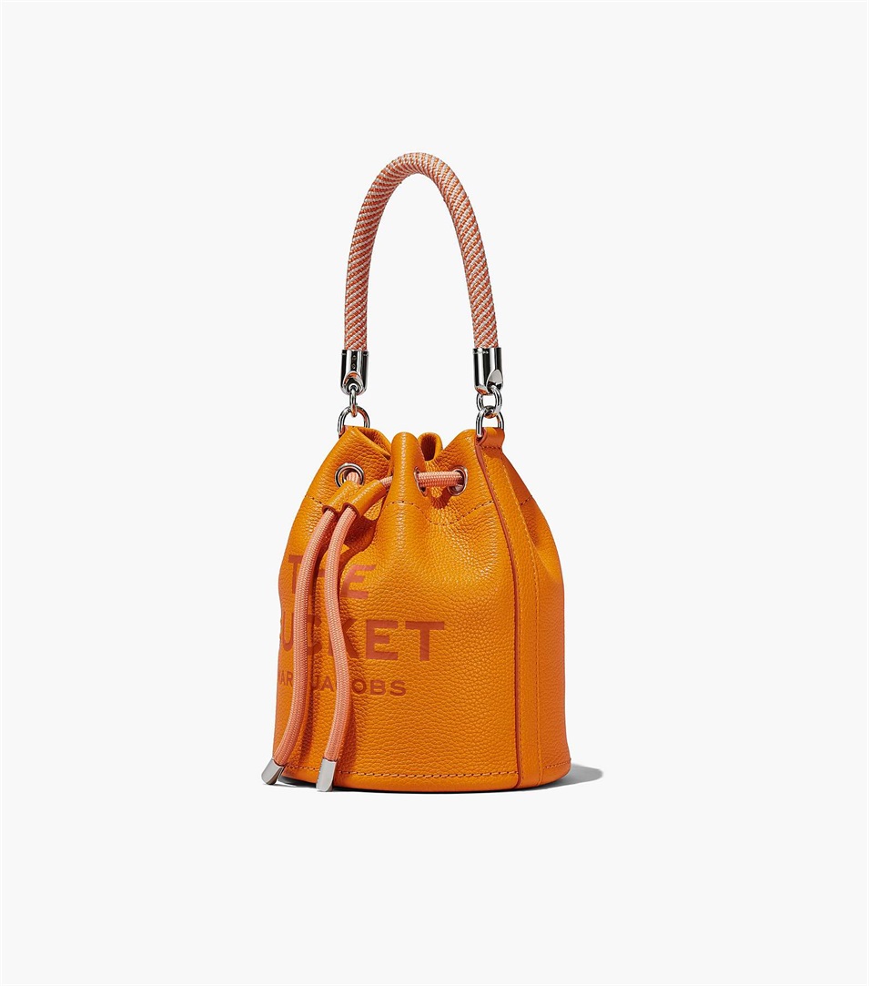 Bolso Saco Marc Jacobs The Leather Mujer Naranjas | Peru-05783