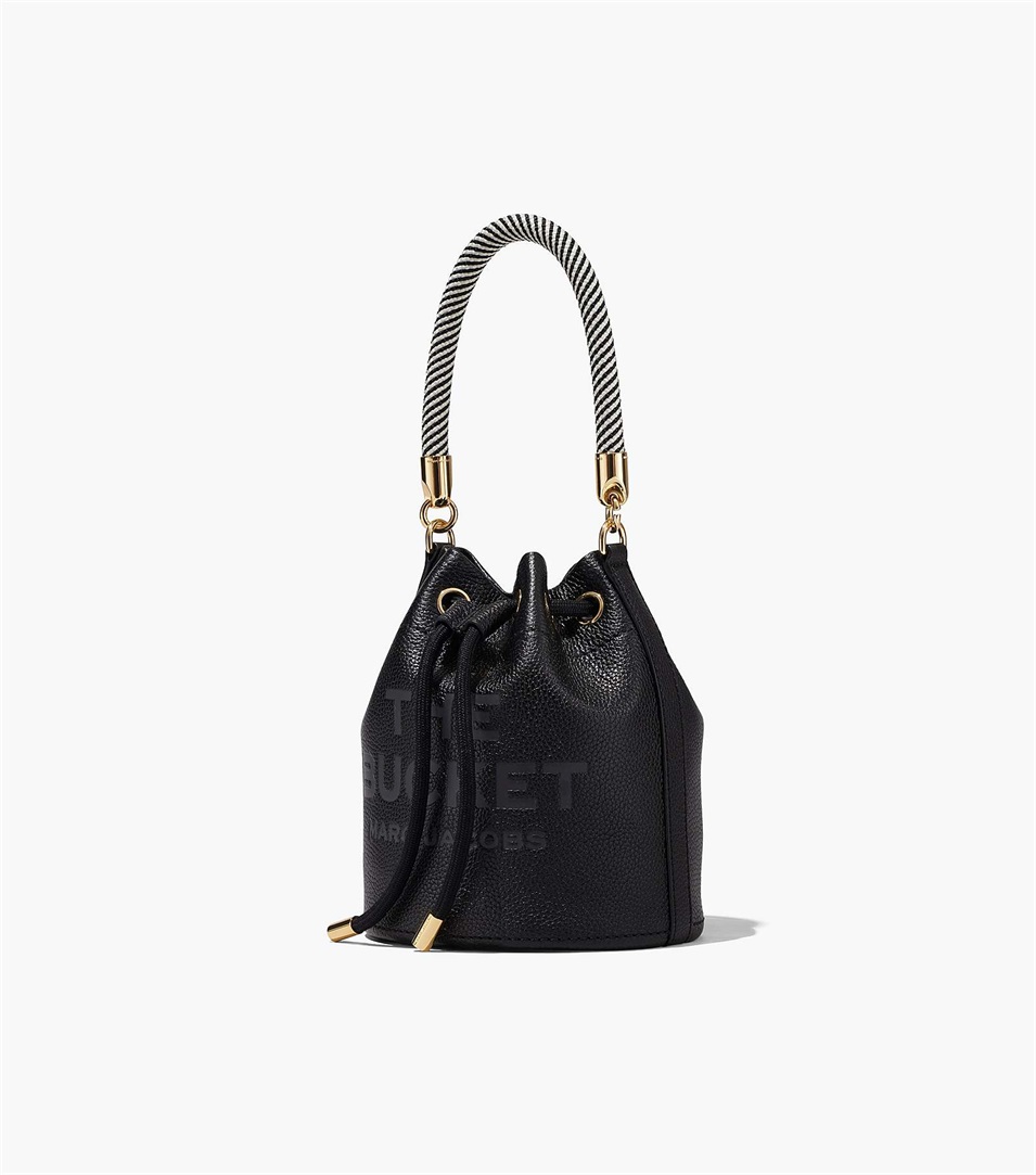 Bolso Saco Marc Jacobs The Leather Mujer Negras | Peru-27405