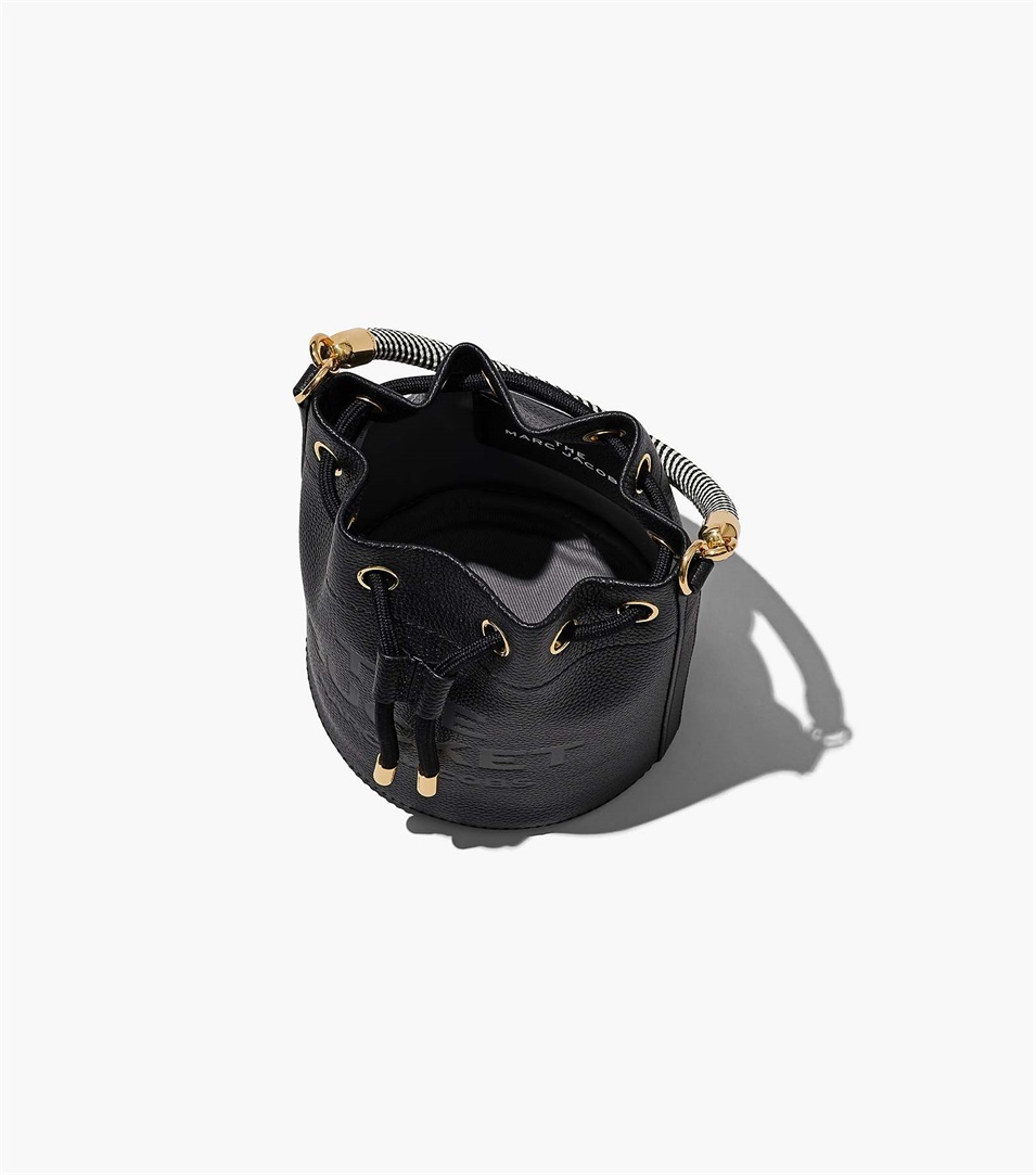 Bolso Saco Marc Jacobs The Leather Mujer Negras | Peru-27405