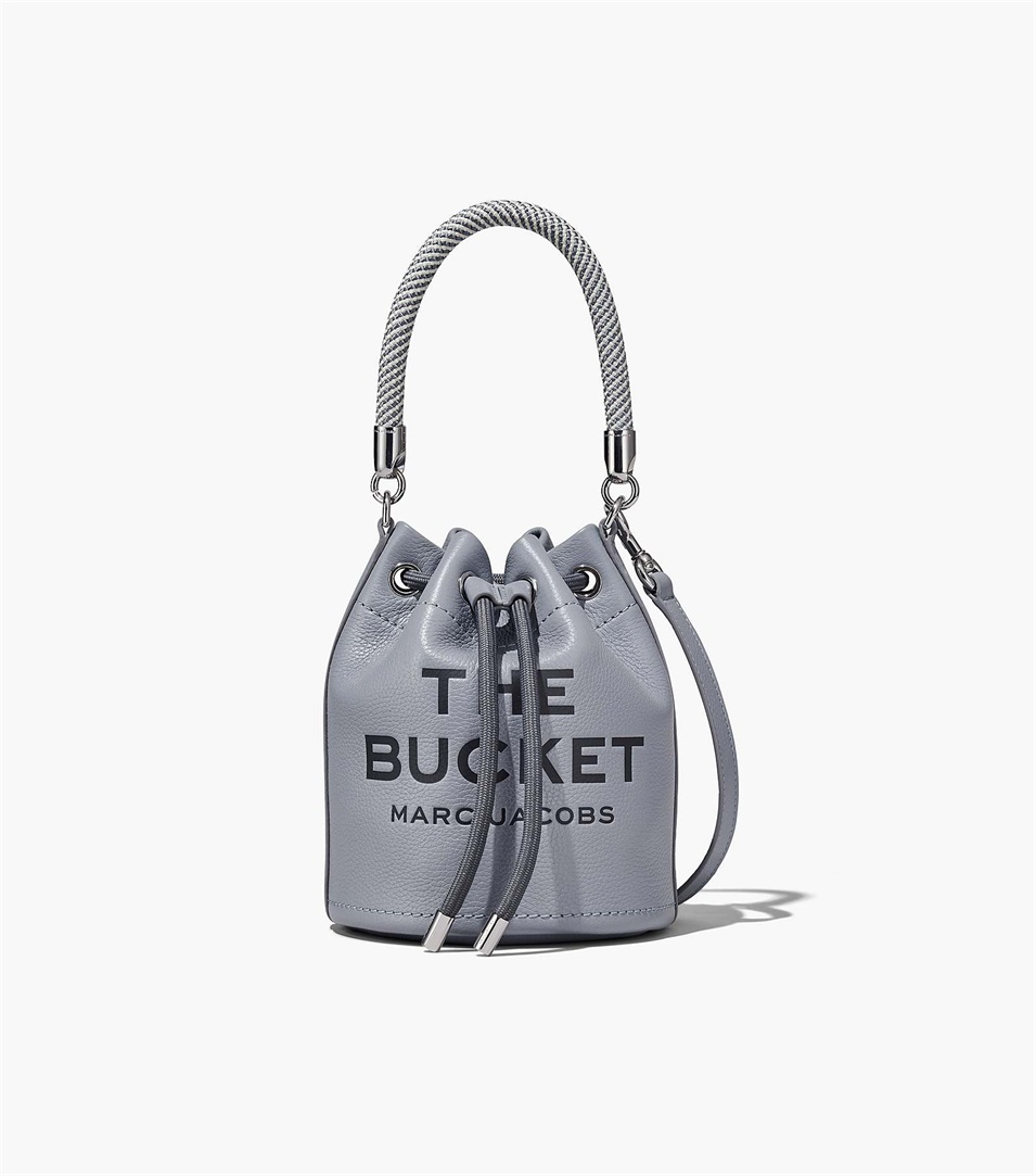 Bolso Saco Marc Jacobs The Leather Mujer Gris | Peru-83290