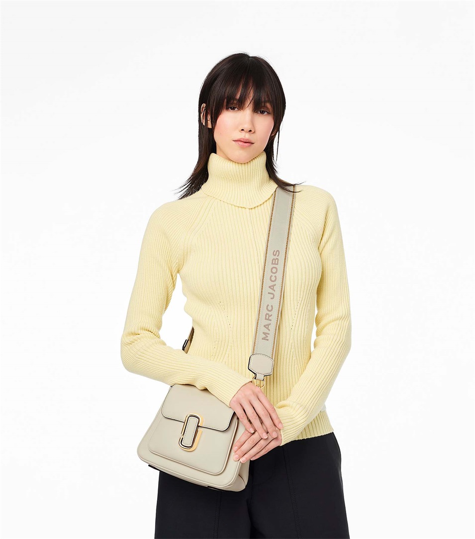 Bolso Satchel Marc Jacobs The J Marc Chain Mini Mujer Blancas | Peru-46957