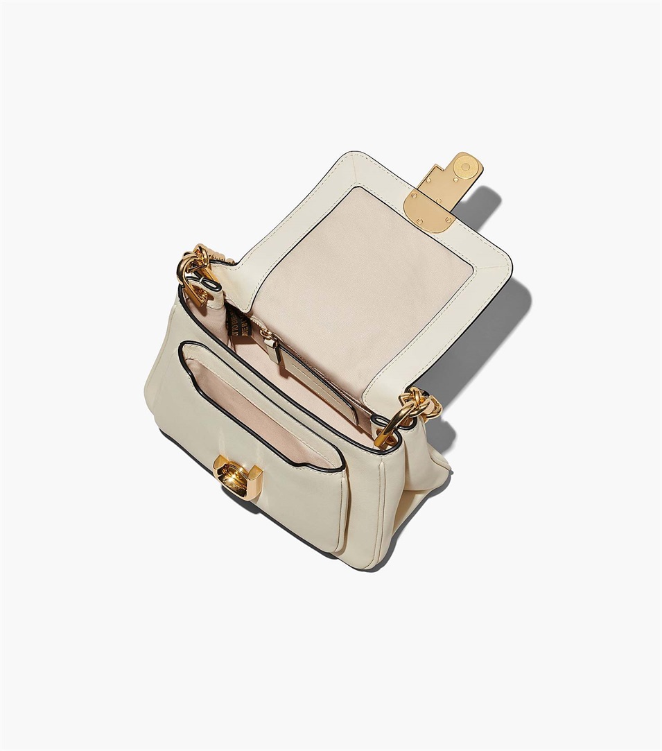 Bolso Satchel Marc Jacobs The J Marc Chain Mini Mujer Blancas | Peru-46957