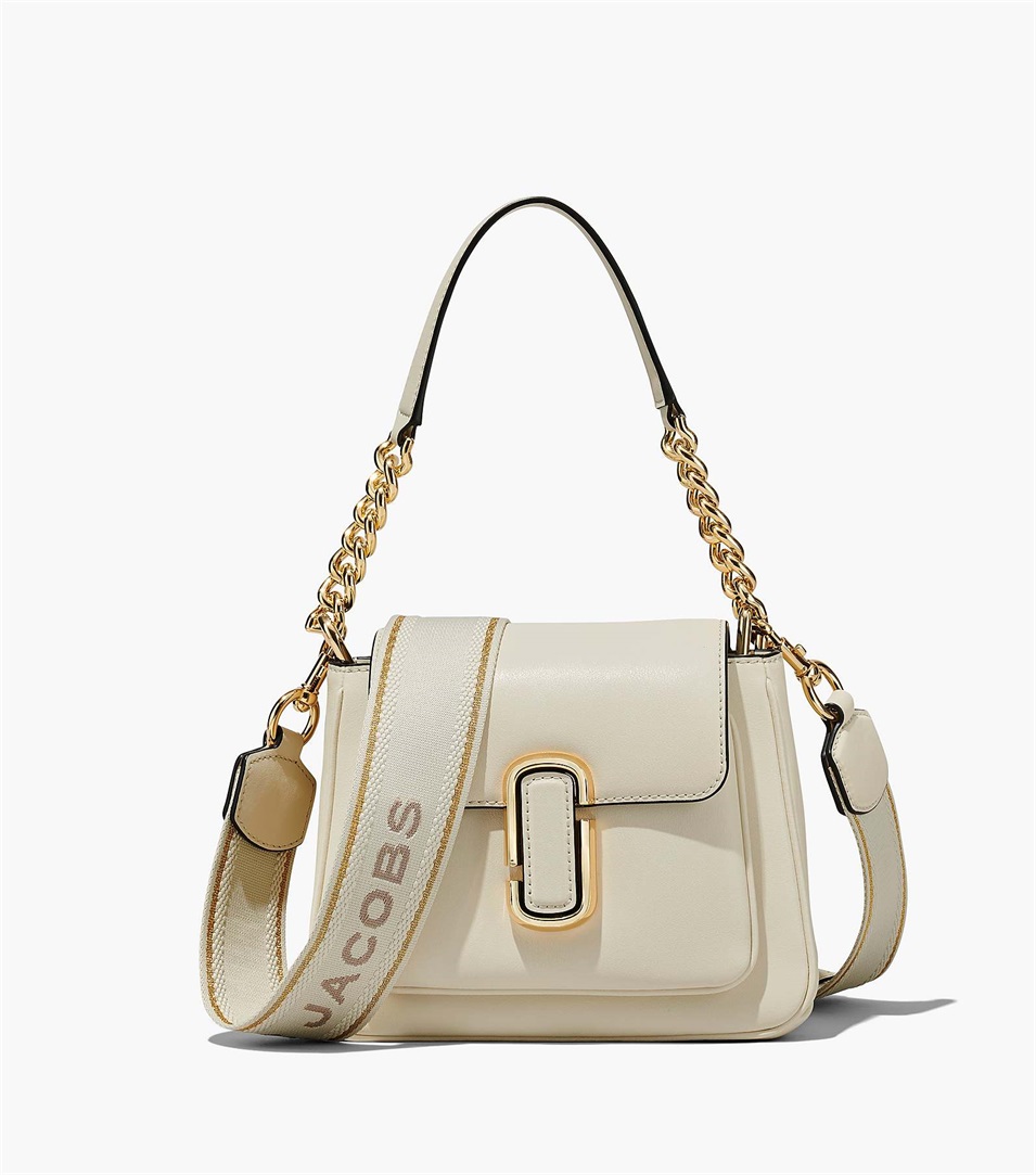 Bolso Satchel Marc Jacobs The J Marc Chain Mini Mujer Blancas | Peru-46957